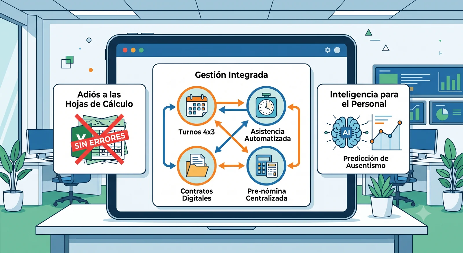 Planificación de dotación en faenas mineras: turnos, asistencia, contratos y pre-nómina